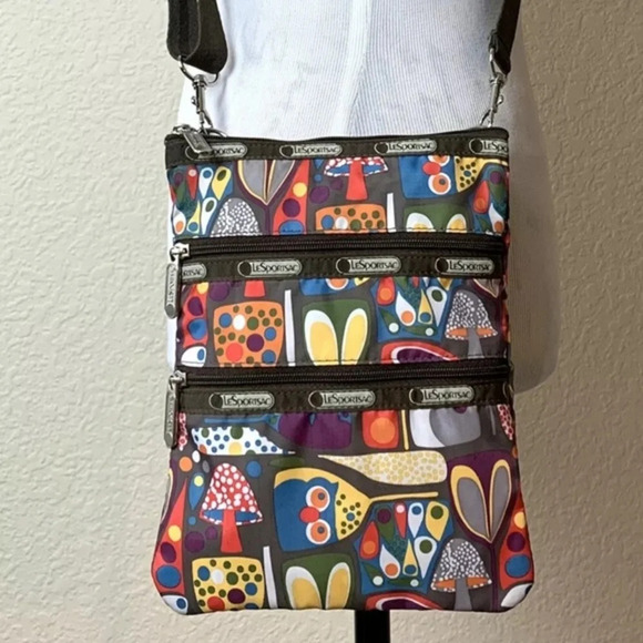 LeSportsac Owl and Mushroom Crossbody - Picture 6 of 8